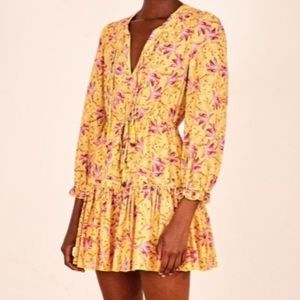 NWOT Farm Rio Banana Sunshine Mini Dress